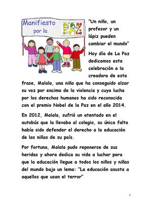 Manifiesto Paz 2015