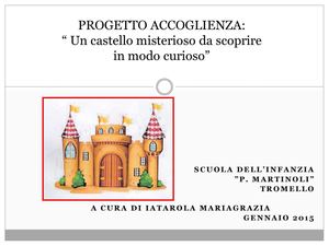 Progetto Accoglienza