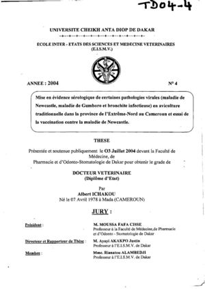 Lutte Contre La Maladie De Newcastle Gumboro Et Bi En Aviculture Familiale