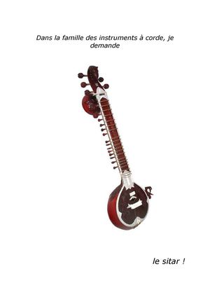 Asie - Le sitar