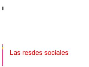 Las Resdes Sociales