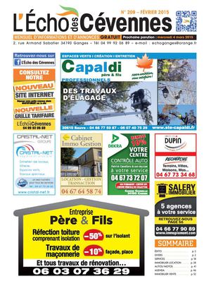 L'Écho des Cévennes Février 2015 n°209