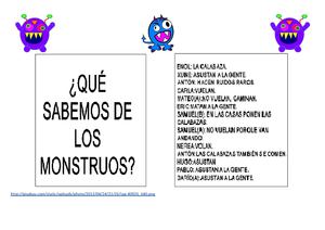 Monstruos. Sabemos Doc