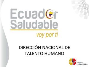 Presentacion Plan Ecuador Saludable