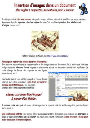 Insérer Des Images Dans Vos Documents