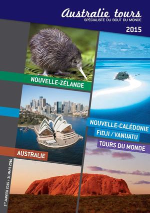 Brochure 2015 Nouvelle Zélande