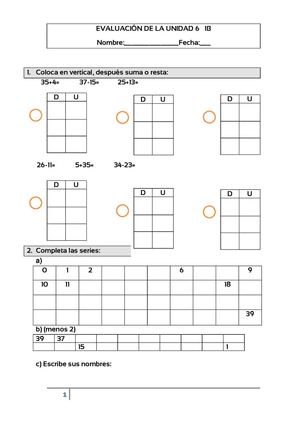 Matemáticas Unidad 6