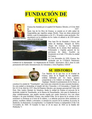 Fundación De Cuenca