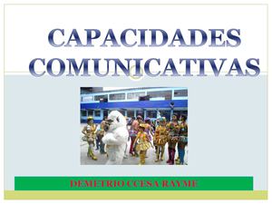 Las Capacidades Comunicativas En La Escuela Ccesa007