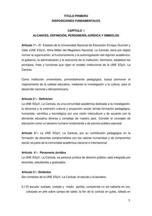 Estatuto De La Une Egy V 30 01 15 1 1