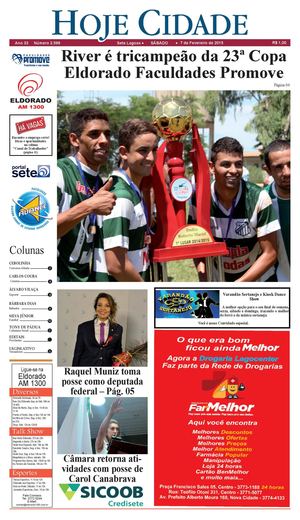 Jornal Hoje Cidade 07 02 15