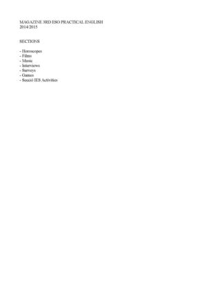 HSM - High School Magazine