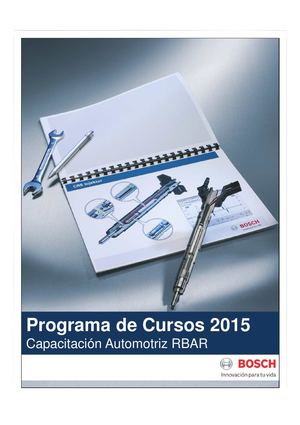 Programa De Cursos Robert Bosch Argentina 2015