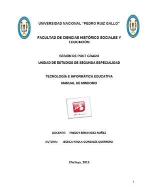 Manual Mindomo