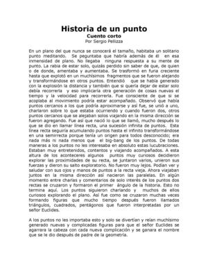 HISTORIA DE UN PUNTO