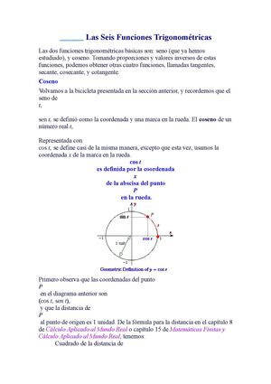 Las Seis Funciones Trigonométricas