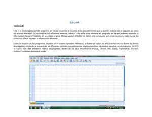 Guia Basica De Menú Spss Juan C Ruiz N