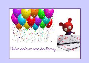 Dites Dels Mesos De L'any