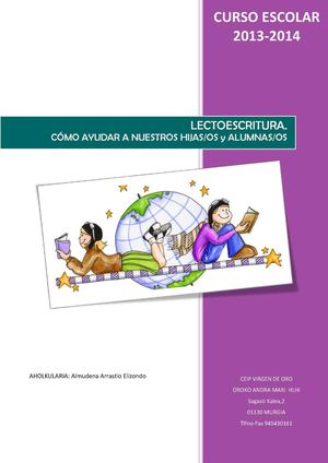 LECTOESCRITURA. Padres BLOG