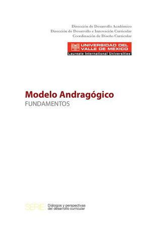 CF - Fundamentos, Modelo Andragógico