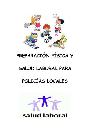 Preparacion Fisica Y Salud Laboral Para Policias Locales