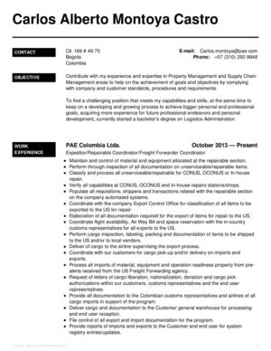 Carlos Montoya Cv