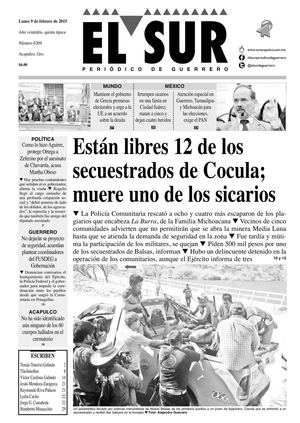 El Sur Lunes 09022015