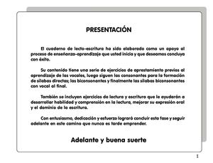 Lectoescritura Uip