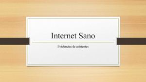 Internet Sano