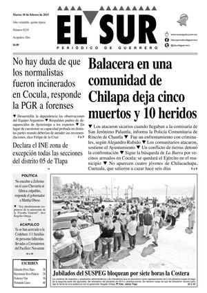 El Sur Martes 10022015