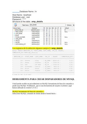 Triggers Con Mysql Line Workbench Elemento5