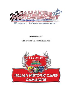 Hospitality Italian Historic Cars