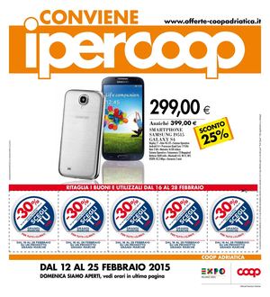 Volantino Iper Coop Marche Dal 12 Al 25 Febbraio