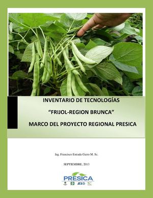 PRESICA. Inventario de Tecnologías Frijol