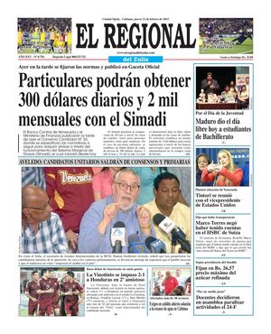 El Regional del Zulia 12 02 2015