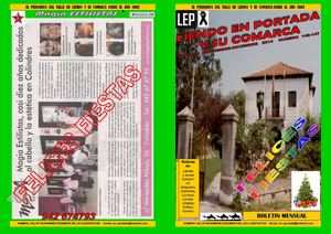LIENDO EN PORTADA, Noviembre Diciembre 2014