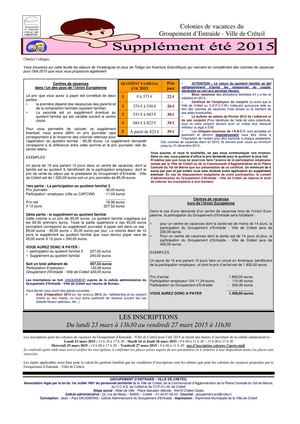 Colonies éTé 2015 Complement Internet