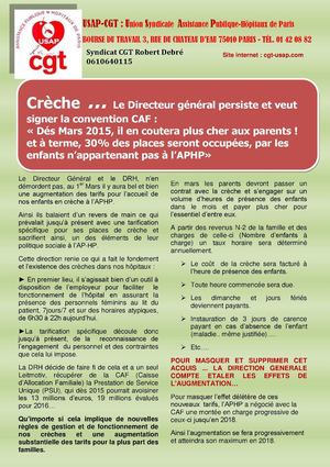 Tract Crèche CGT 2015