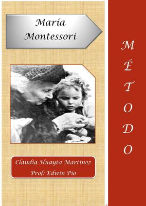 Revista María Montessori