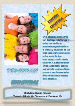 Revista Desarrollo Emocional