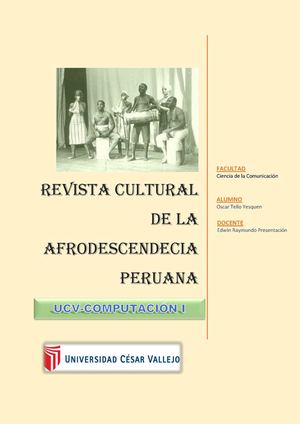 Revista de la cultural afroperuana