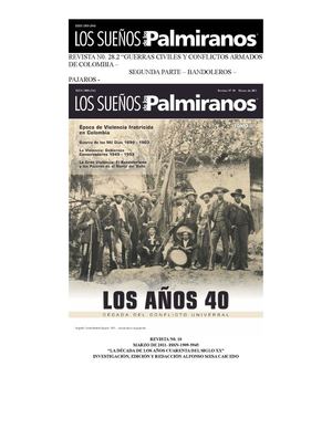 Revista N0 28 2 Segunda Parte Bandoleros Y Los Pajaros En Colombia