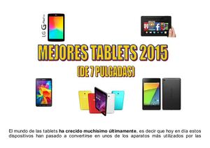 Mejores Tablets 2015