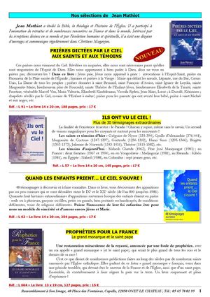 Catalogue Des éDitions Rassemblement à Son Image