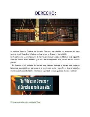 Derecho Concepto