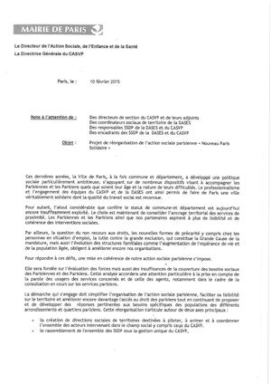 Projet Nouveau Paris Solidaire