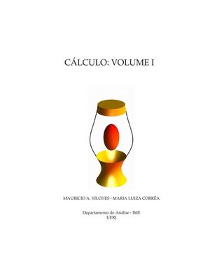 CÁLCULO: VOLUME I