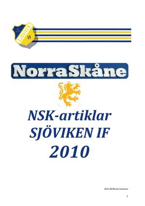 2010 Nsk Artiklar
