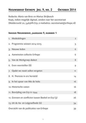 Nieuwsbrief Erthepe Jrg 9. Nr.2
