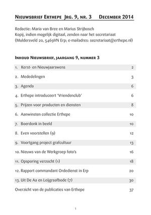 Nieuwsbrief Erthepe. Jrg 9. Nr.3